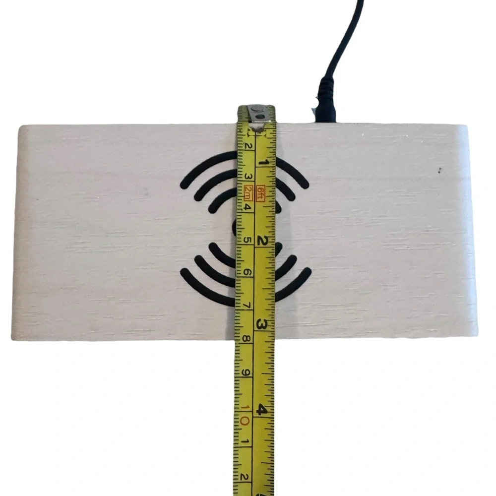 Wood color Digital Alarm Clock with Wireless Charging Alarm Clock LED display